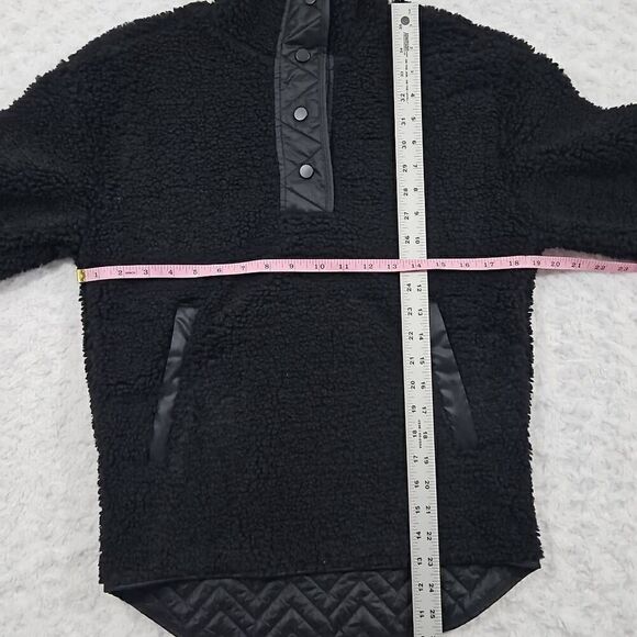 Athleta Size XXS Womens Cozy Sherpa Snap Sweatshirt Soft Fleece NWT - Picture 3 of 10